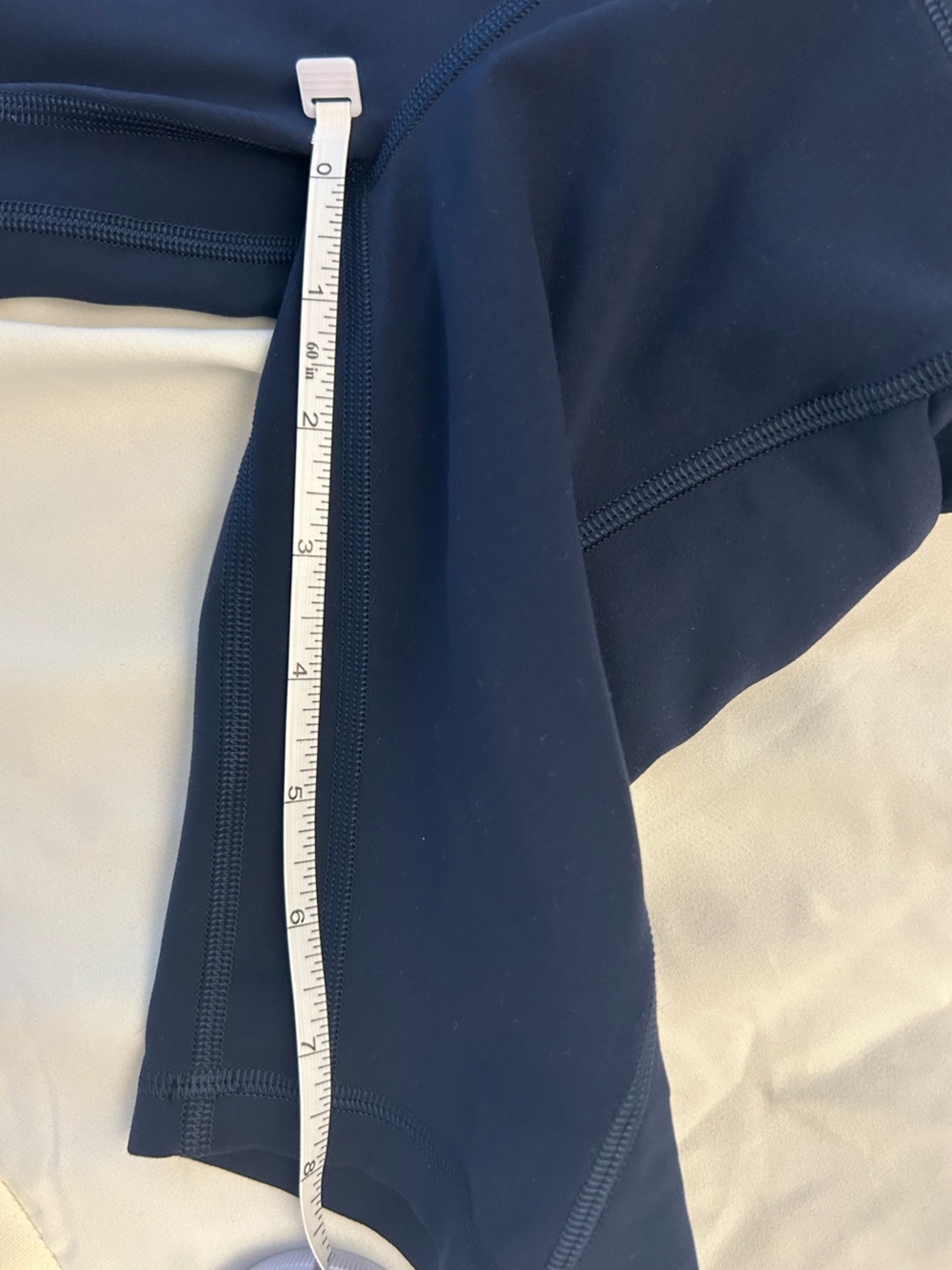 Lululemon High-Rise Navy Shorts with Pockets 8 inches - Picture 4 of 4